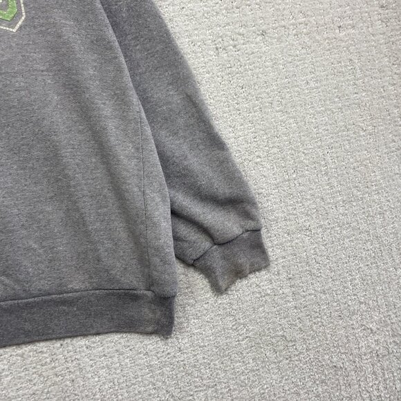 Vintage 90s Brooks Athletic Grey Sweatshirt Retro Pullover College Style Read - Picture 4 of 14